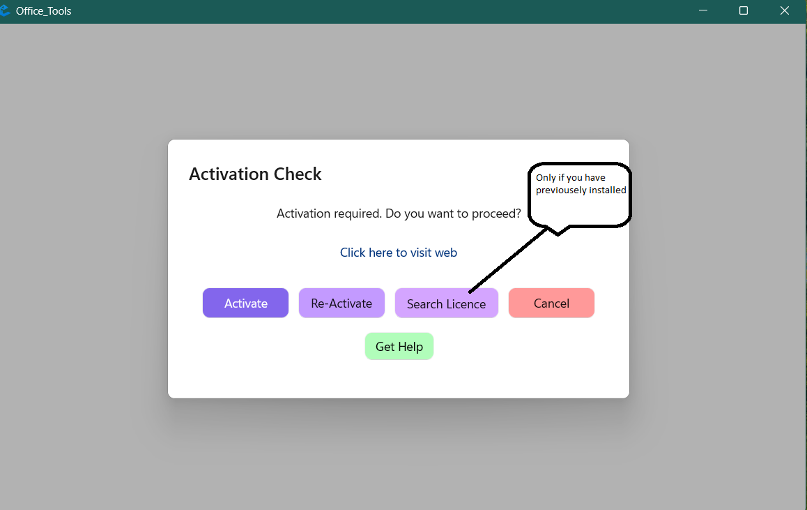 Activation Check Screenshot